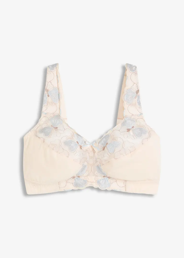 bonprix attraktiver BH mit 3 farbiger Stickerei und entlastender Wirkung