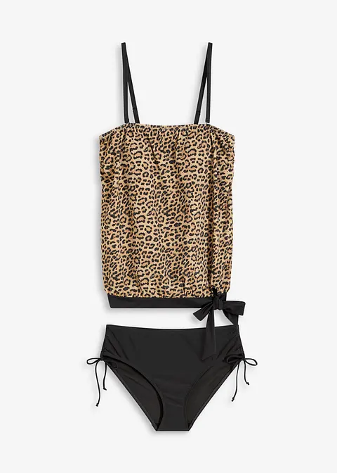bonprix Attraktiver Oversize Tankini mit abnehmbaren Trägern