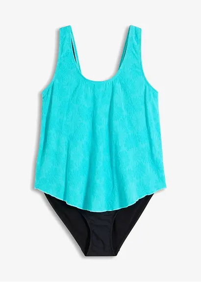 bonprix Attraktiver Shape Badeanzug mittlere Formkraft - blau