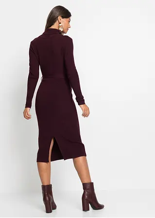 Bonprix Attraktives Strickkleid Mit Praktischem Bindeband Um Die Taille