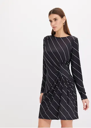 Bonprix Auffallendes Kleid Mit Asymmetrischen Saum Und Trompetenärmel