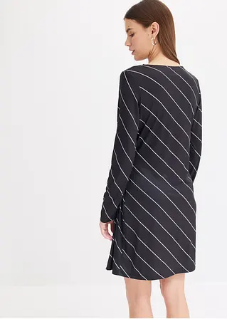 Bonprix Auffallendes Kleid Mit Asymmetrischen Saum Und Trompetenärmel