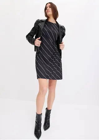 Bonprix Auffallendes Kleid Mit Asymmetrischen Saum Und Trompetenärmel