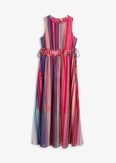 bonprix auffallendes Kleid mit Farbakzent - rosa - Damen