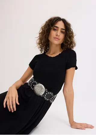 Bonprix Auffälliger Gürtel In Lederoptik - Schwarz - Damen