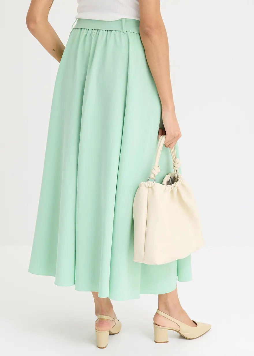 Bonprix Aufregender Rock Mit Glanzeffekt - Blau - Damen