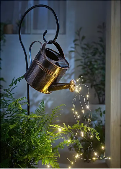Bonprix Ausgefallene Gartendekoration - Solar Dekoleuchte In Gießkannen-Design