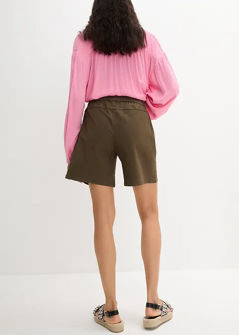 Bonprix Ausgestellte Jeansshorts Betont Schön Die Taille Durch Bequembund