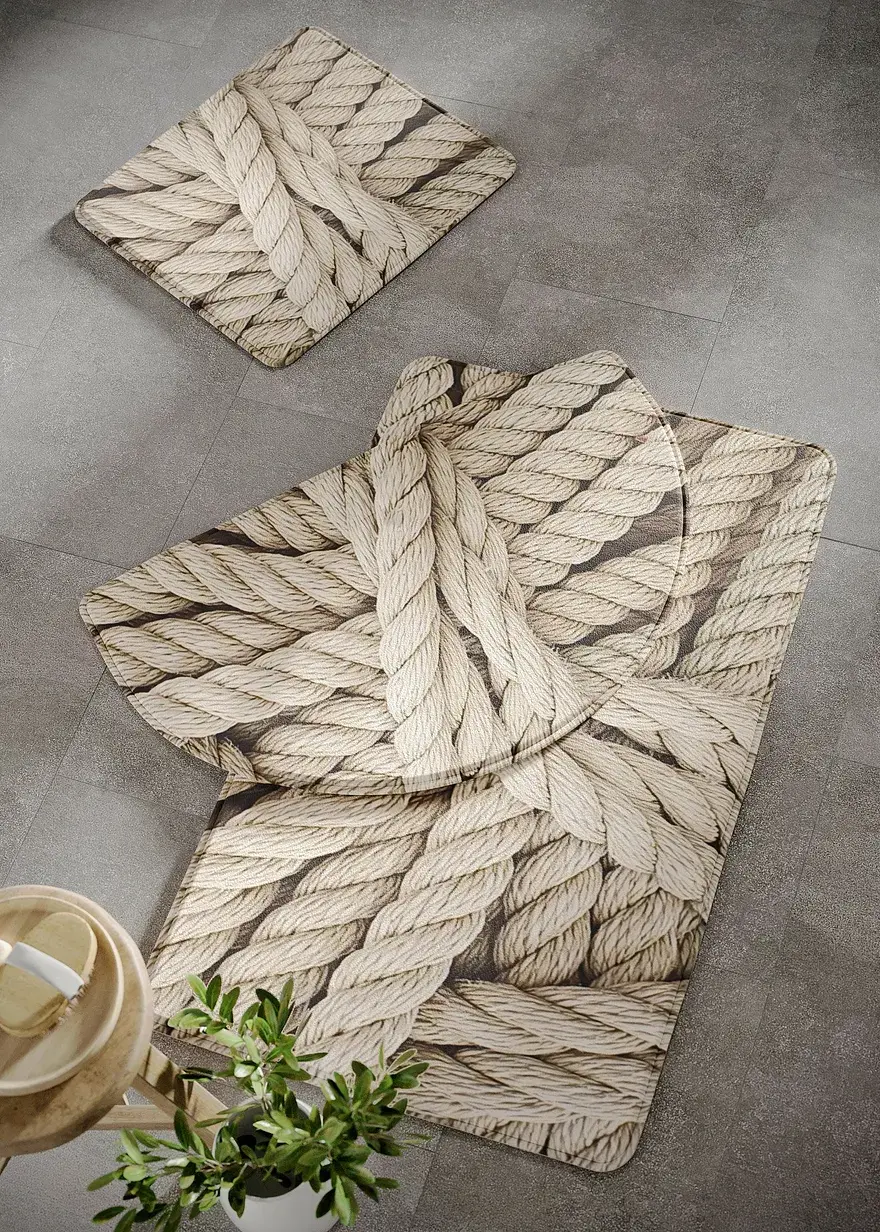 Bonprix Badematte Mit Modernem Design - Beige - Wohnen & Garten