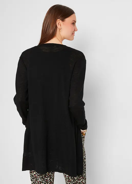 Bonprix Basic Cardigan Mit überschnittenen Schultern Ohne Verschluss