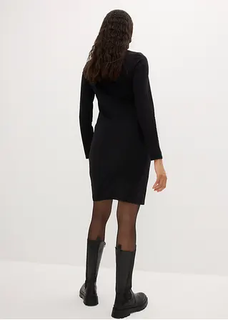 Bonprix Basic-Jerseykleid Mit V-Ausschnitt Im 2er Pack - Damen