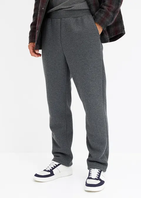 Bonprix Basic Jogginghose Mit Rippbündchen Und Drei Taschen Innen Weich Gefüttert
