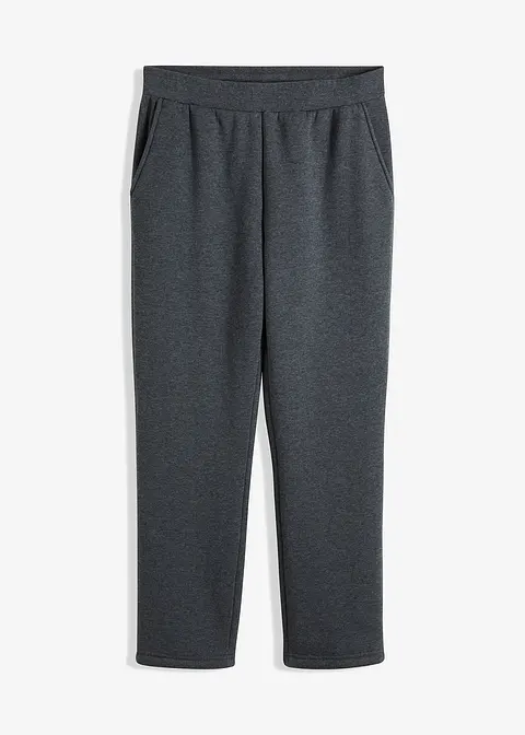 bonprix Basic Jogginghose mit Rippbündchen und drei Taschen innen weich gefüttert