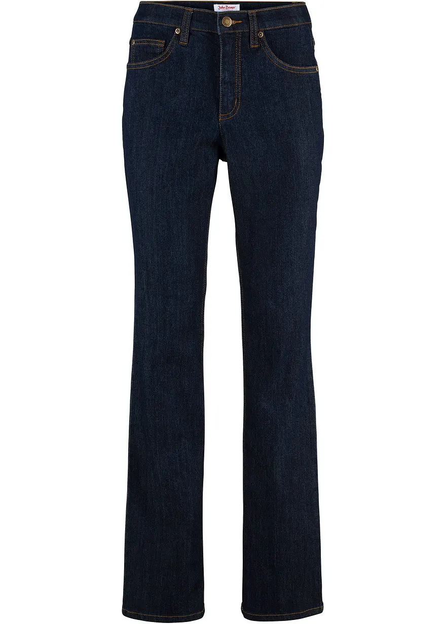bonprix Basic-Komfort-Stretch-Jeans - blau regular - Damen