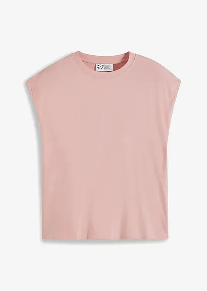 bonprix Basic-Shirt mit nachhaltiger Viskose - rosa - Damen