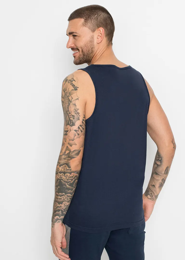 Bonprix Basic Tanktops Mit Rundhalsausschnitt Lässt Sich Auch Als Unterhemd Tragen Maschinenwaschbar