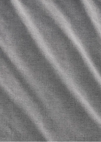 Bonprix Baumwoll-Bettwäsche In Moderner Leinen-Optik - Grau Linon