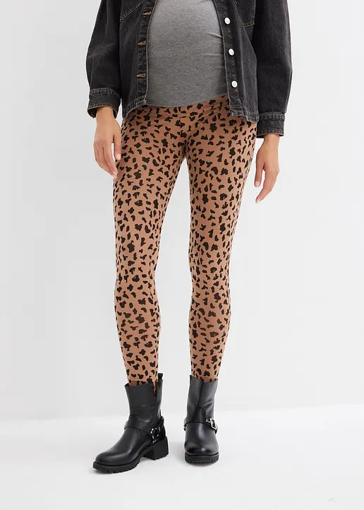 Bonprix Bedruckte Umstands-Leggings Aus Bio-Baumwolle Mit Elasthan