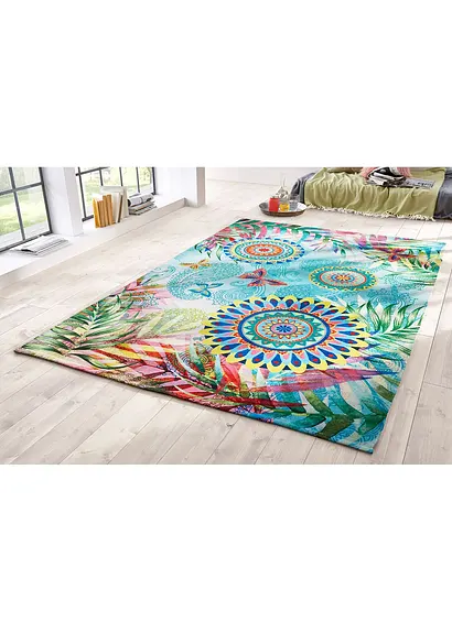 Bonprix Bedruckter Teppich In Farbenfrohen Farben - Bunt