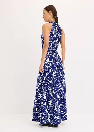 Bonprix Bedrucktes Maxikleid Aus Strukturiertem Jersey - Beige