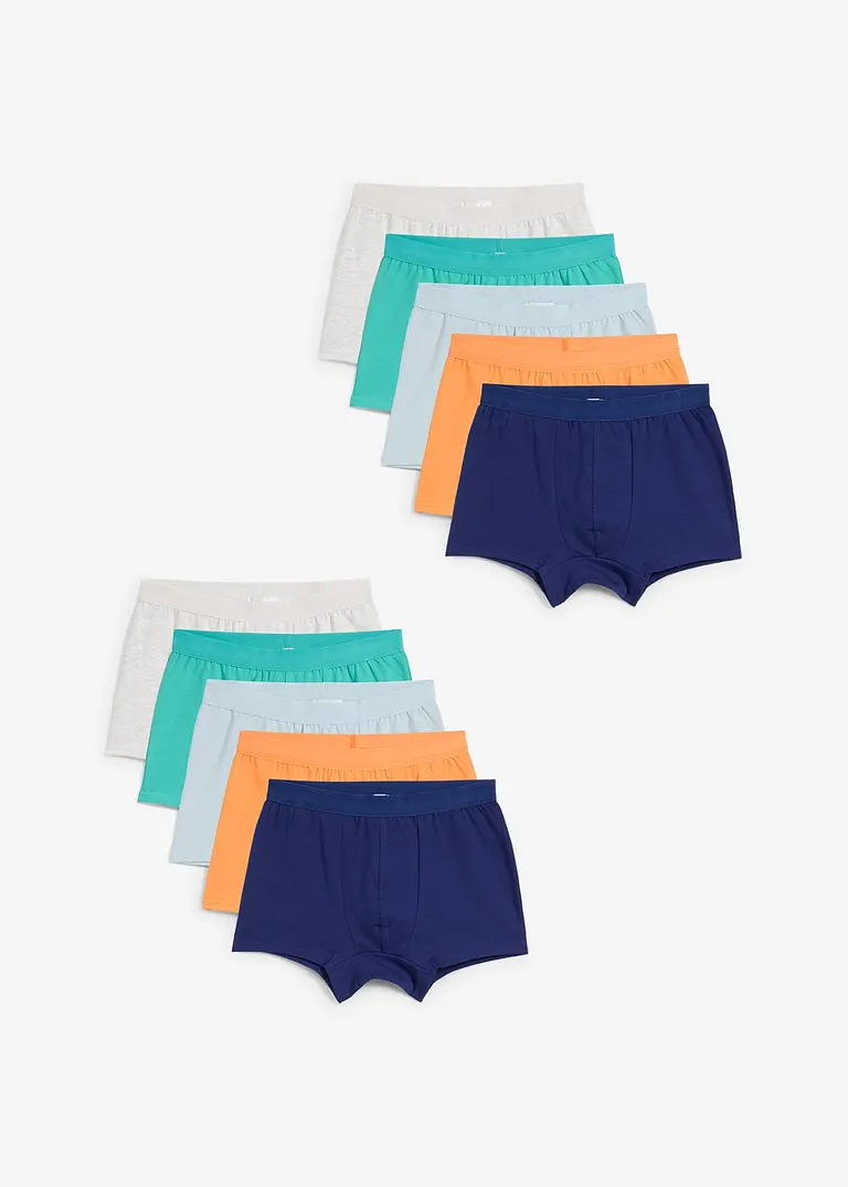 Bonprix Bequeme Boxershorts Im Vorteilhaften 10er Pack - Kinder