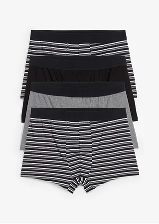 bonprix Bequeme Boxershorts in figurnaher Passform im 4er Pack