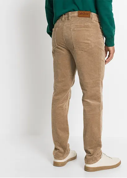 Bonprix Bequeme Cordhose Mit Stretchanteil Für Mehr Komfort - Braun
