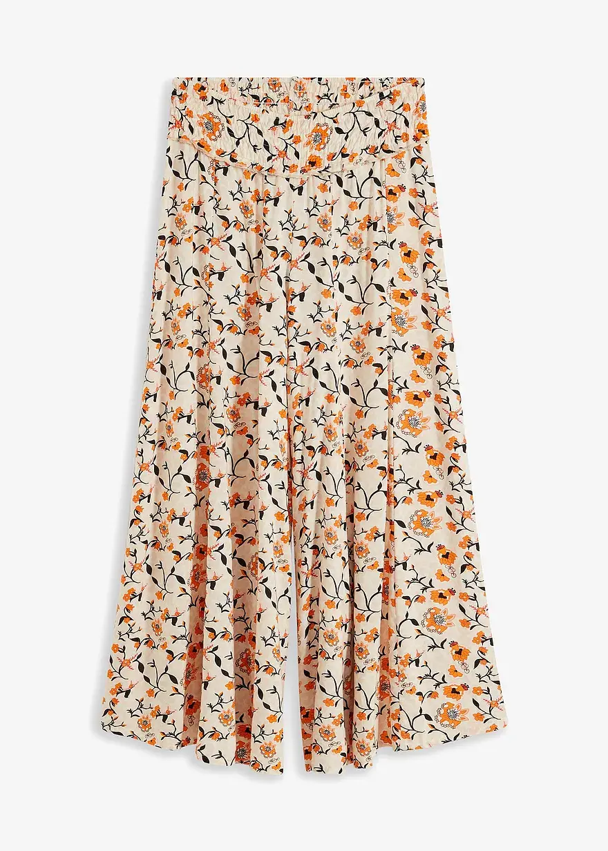 bonprix Bequeme Hose aus fließender Viskose mit weitem Bein