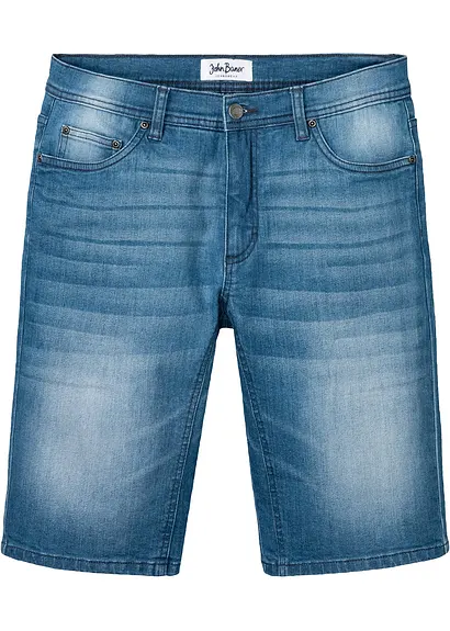 Bonprix Bequeme Jeans-Bermuda Mit Verstärktem Schritt In 5-Pocket-Form