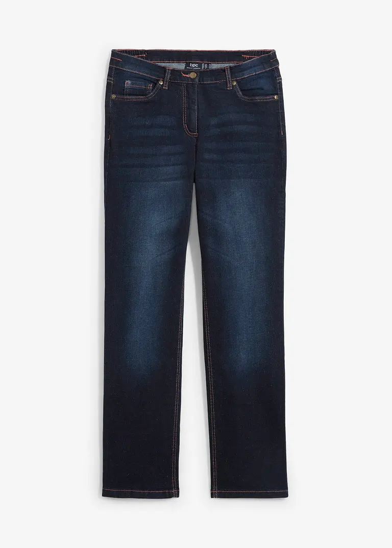 bonprix Bequeme Jeans mit Stretch-Anteil und Teilgummizug am Bund - Damen