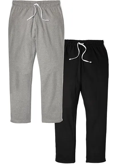 bonprix Bequeme Jogginghose im 2er Pack von innen weich angeraut