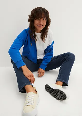 Bonprix Bequeme Komfort-Stretch-Jeans Straight - Blau Regular