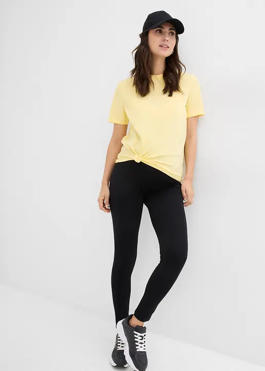 Bonprix Bequeme Leggings Für Die Schwangerschaft - Mahagonibraun/schwarz