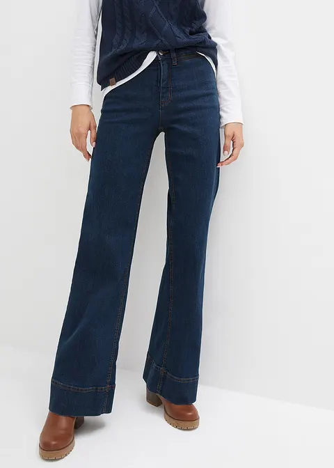 Bonprix Bequeme Marlene Jeans Mit Stretch - Blau Regular