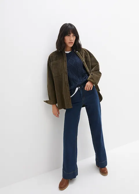 Bonprix Bequeme Marlene Jeans Mit Stretch - Blau Regular
