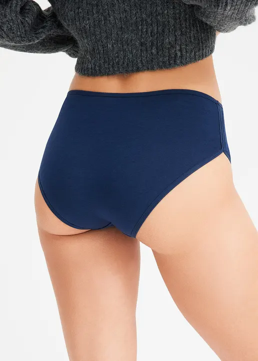 Bonprix Bequeme Maxipanty Mit Bio-Baumwolle (4er Pack) - Damen