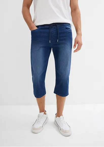 Bonprix Bequeme Schlupfjeans In 3/4 Länge Aus Sommerlich Leichtem Denim