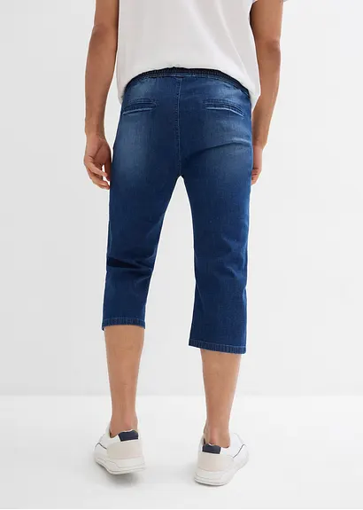 Bonprix Bequeme Schlupfjeans In 3/4 Länge Aus Sommerlich Leichtem Denim