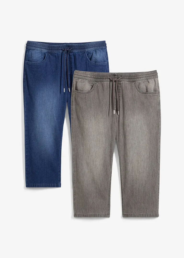 bonprix Bequeme Schlupfjeans in 3/4 Länge aus sommerlich leichtem Denim bonprix Bequeme Schlupfjeans in 3/4 Länge aus sommerlich leichtem Denim