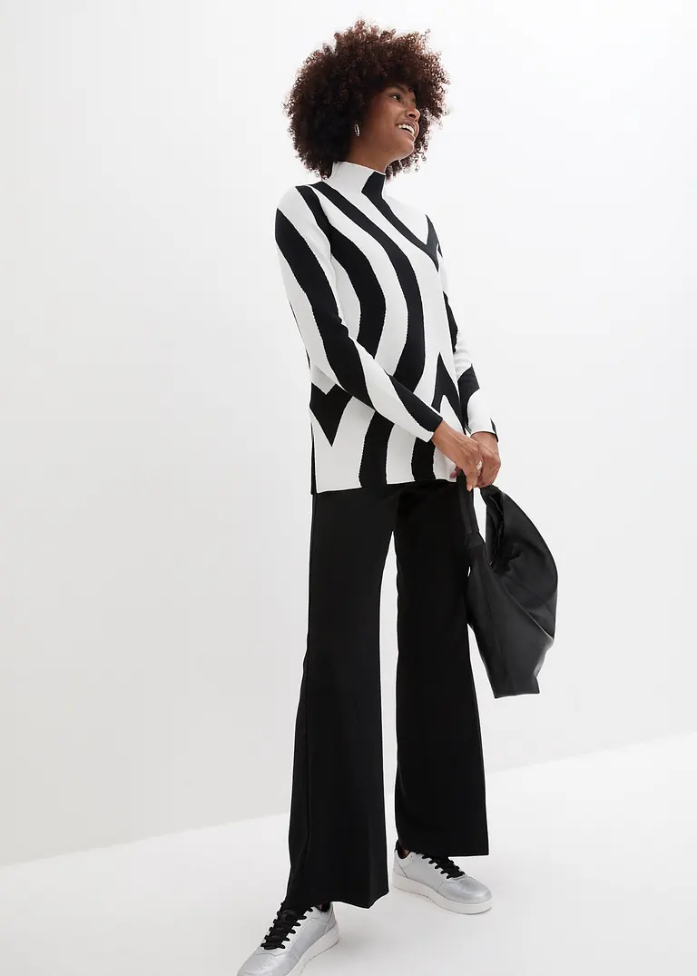 Bonprix Bequeme Stretch-Hose Mit Modisch-aktueller Bügelfalte