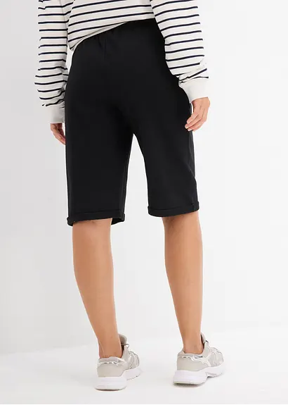 Bonprix Bequeme Sweatbermuda Mit Einer Weitenregulierung Am Bund - Damen