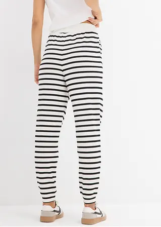 Bonprix Bequeme Sweathose Mit Weitenregulierung - Weiß - Damen