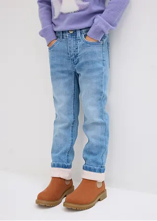 Bonprix Bequeme Thermojeans Mit Gemütlichem Futter - Blau