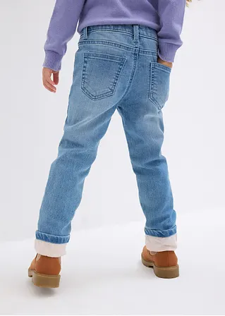 Bonprix Bequeme Thermojeans Mit Gemütlichem Futter - Blau