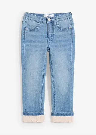 bonprix Bequeme Thermojeans mit gemütlichem Futter - blau
