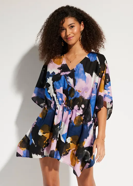 Bonprix Bequeme Tunika Mit Trendigem Druck - Lila - Damen