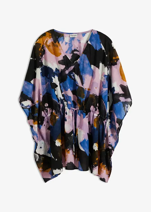 bonprix Bequeme Tunika mit trendigem Druck - lila - Damen