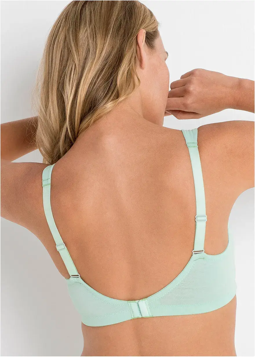 Bonprix Bequemer BH Im 3er-Pack Mit Baumwolle - Damen