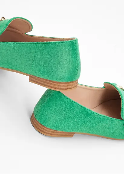 Bonprix Bequemer Komfort Loafer Mit Gepolsterter Innensohle - Grün