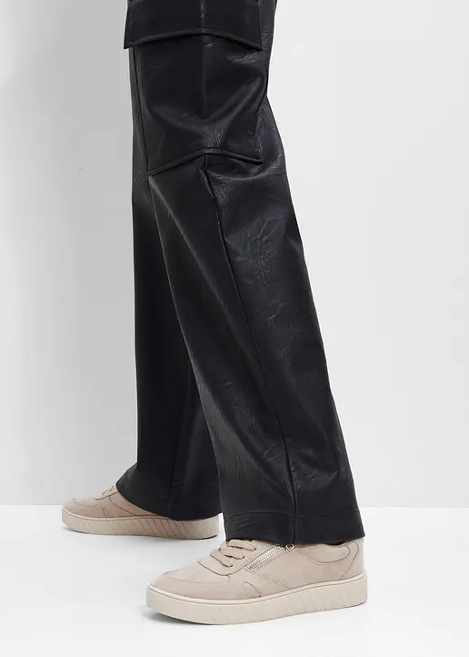 Bonprix Bequemer Komfort Sneaker Mit Reißverschluss - Beige